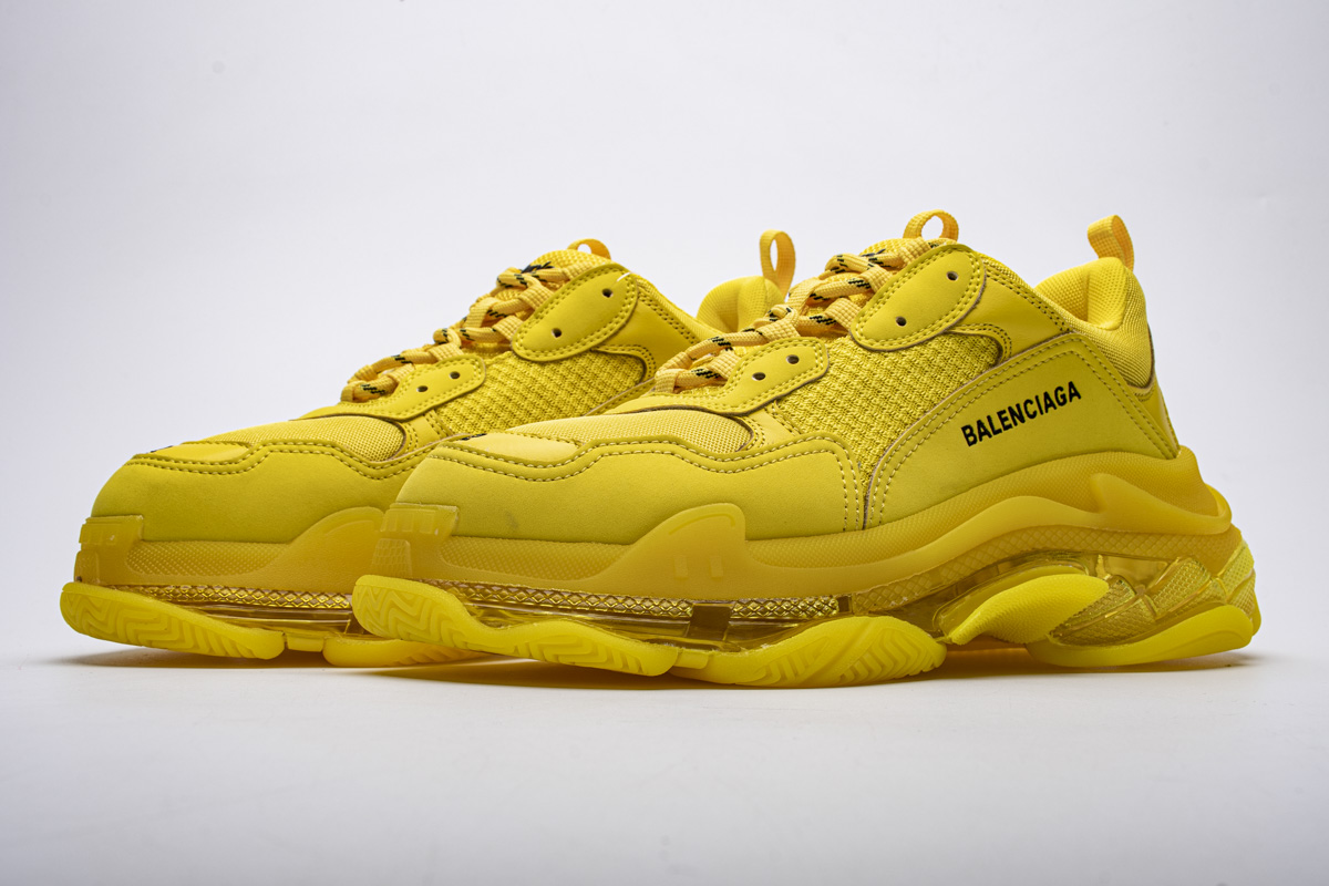 balenciaga triple s full yellow